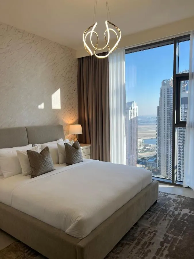 公寓 Luxury 2Br Dubai Creek Harbour With Amazing Burj View公寓