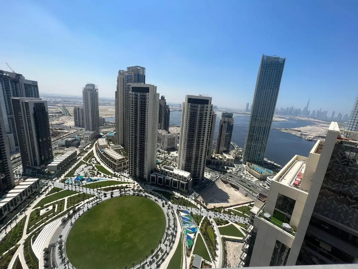 شقة Luxury 2Br Dubai Creek Harbour With Amazing Burj View