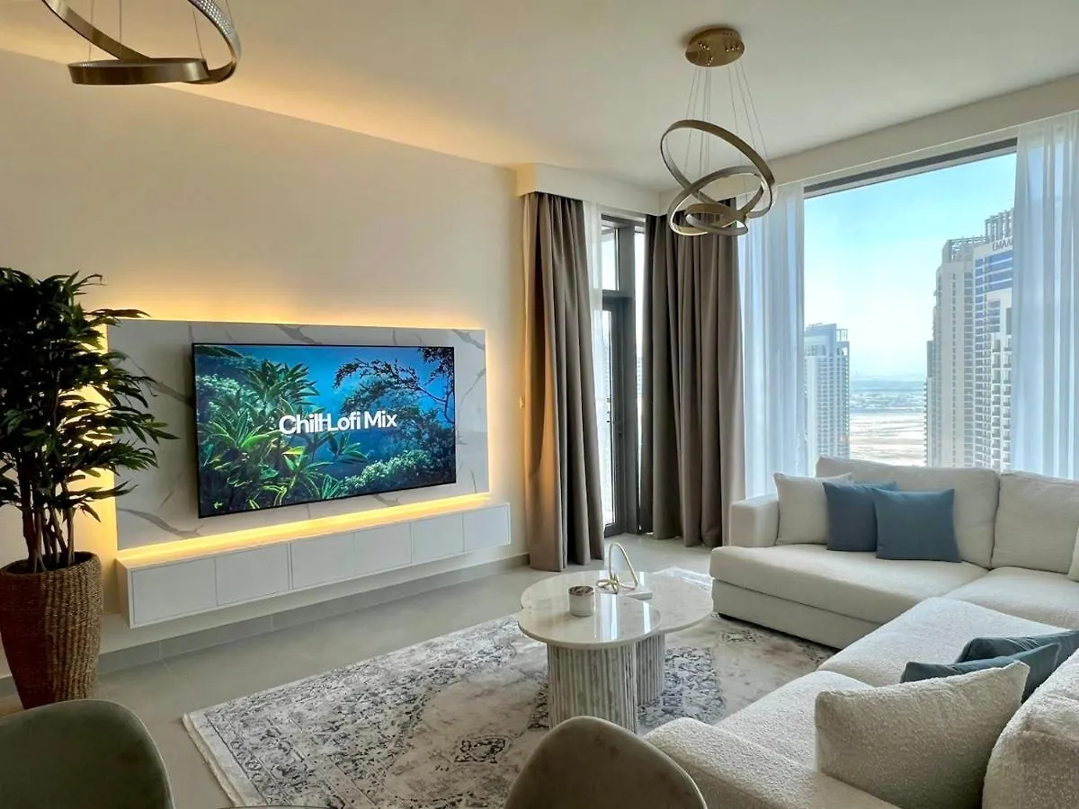 شقة Luxury 2Br Dubai Creek Harbour With Amazing Burj View