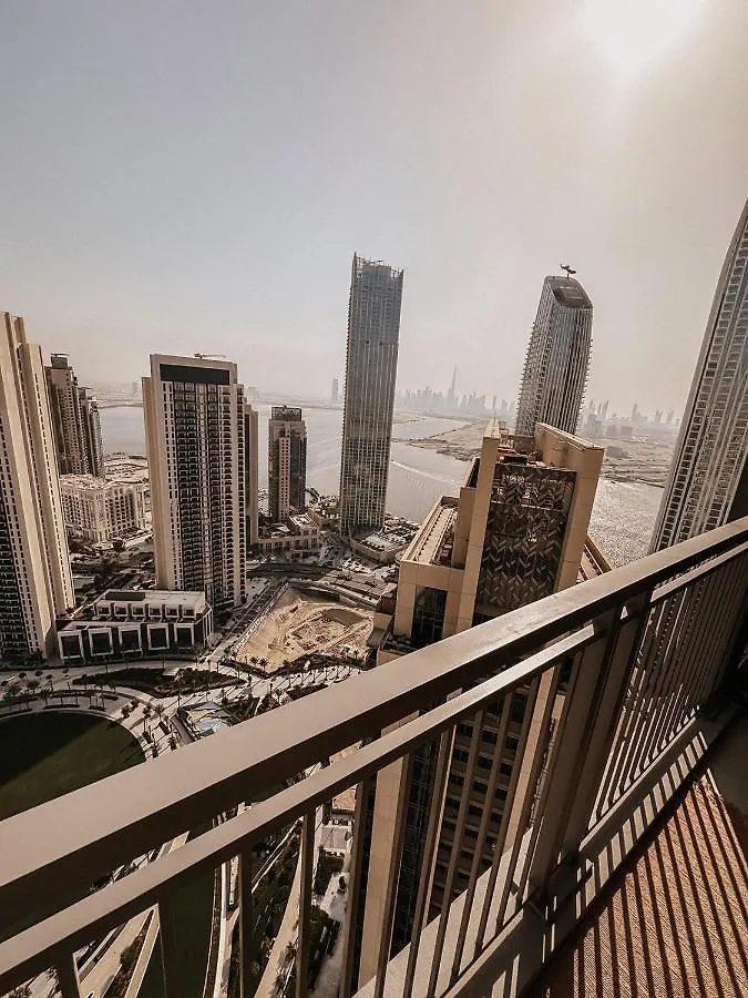 شقة Luxury 2Br Dubai Creek Harbour With Amazing Burj View